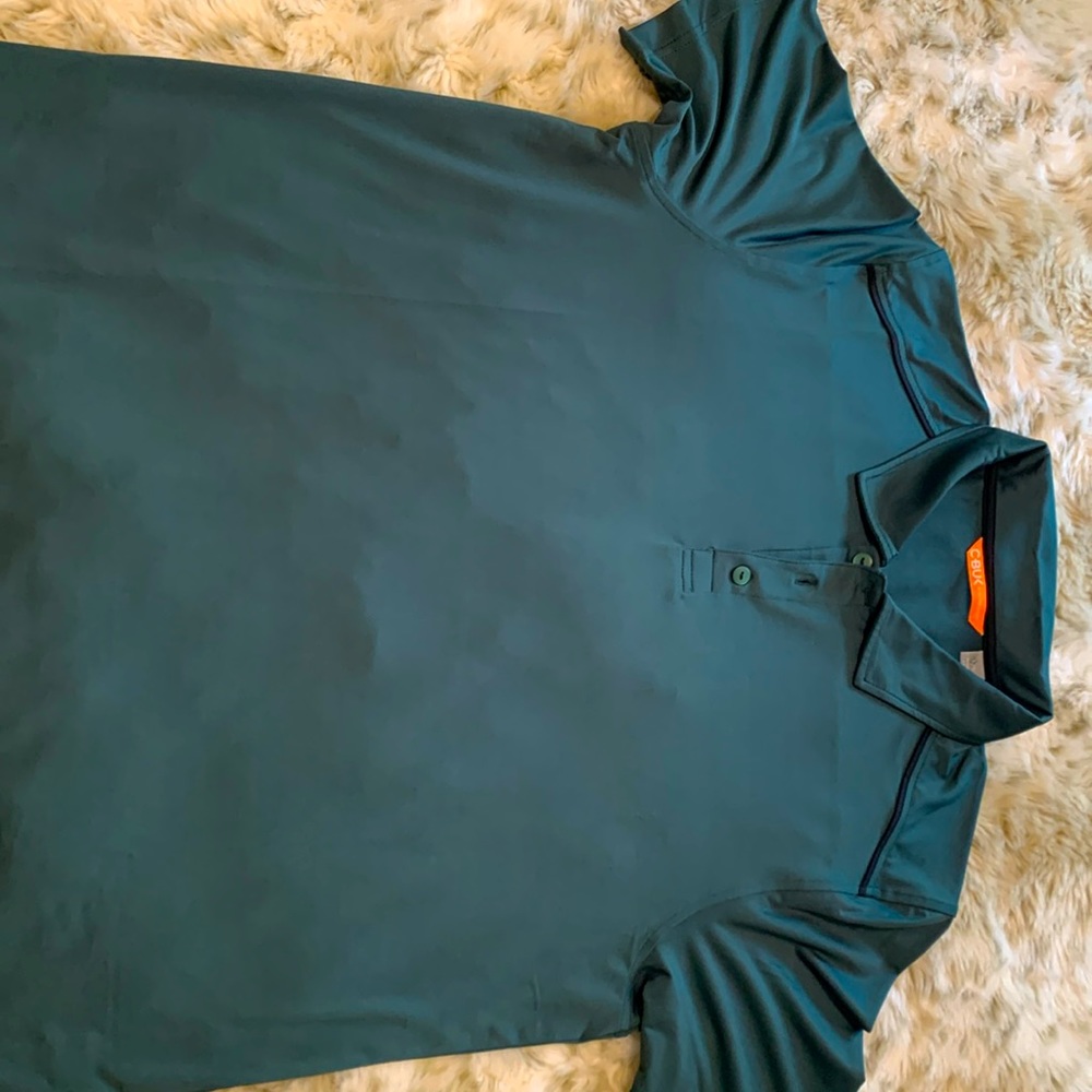 Hunter green C-Buck men’s moisture wicking polo NWT